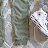 Cozy Sage Joggers: Alternate View #3