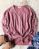 Cozy Tie Thermal in Mauve: Alternate View #1