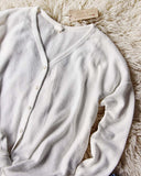 Cozy Tie Thermal in White: Alternate View #3