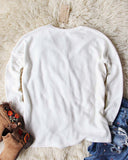 Cozy Tie Thermal in White: Alternate View #5