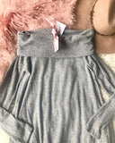 Cozy Thermal Dress in Gray: Alternate View #2