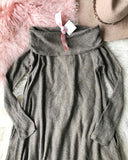 Cozy Thermal Dress in Brown: Alternate View #2