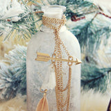 Crystal Arrow Necklace: Alternate View #2