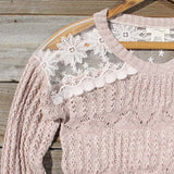 Cumulus Lace Sweater: Alternate View #2