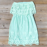 Coyote Lace Dress in Mint: Alternate View #4