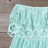 Coyote Lace Dress in Mint: Alternate View #2