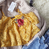 Daines Top in Mustard: Alternate View #2