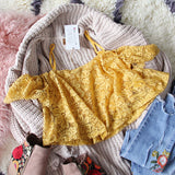 Daines Top in Mustard: Alternate View #3