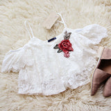 Daines Top in White: Alternate View #1