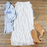 Dakota Lace Maxi Skirt: Alternate View #1