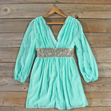 December Snow Dress in Mint: Alternate View #4