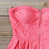 Desert Coral Lace Romper: Alternate View #2
