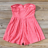 Desert Coral Lace Romper: Alternate View #4