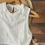 Desert Dawn Lace Tank: Alternate View #2