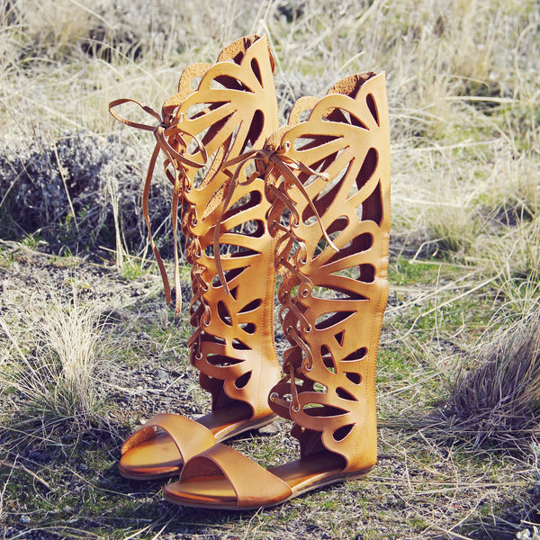 Desert Feather Sandals: Featured Product Image