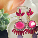 Desert Pink Earrings: Alternate View #2