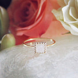 Desert Shard Ring in Crystal: Alternate View #2