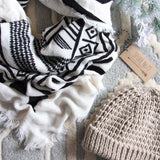 Desert Snow Cozy Scarf: Alternate View #2