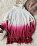 Dip Dye Tassel Sweater: Alternate View #1