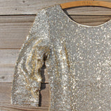 Dipped Gold Party Dress: Alternate View #2