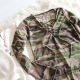 Dixon Cozy Bodysuit in Camo: Alternate View #2