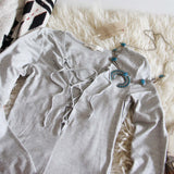 Dixon Cozy Bodysuit in Gray: Alternate View #2