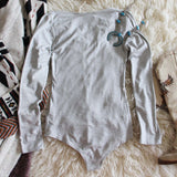 Dixon Cozy Bodysuit in Gray: Alternate View #3