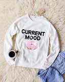 Bow & Drape Cozy Doughnut Sweatshirt: Alternate View #5