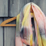 Dream Lake Scarf in Sunrise: Alternate View #2