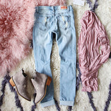 Dreamy Sky Distressed Jeans: Alternate View #3