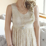 Dreamscape Dress in Sand: Alternate View #2