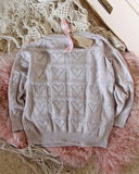 Dreamy Hearts Sweater in Putty: Alternate View #2