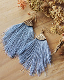 Dried Phlox Earrings: Alternate View #1