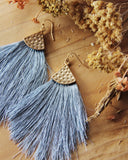 Dried Phlox Earrings: Alternate View #2