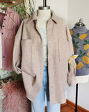 Dried Sage Shirt Jacket: Alternate View #1