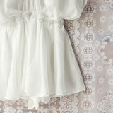 The Drifter Romper in White: Alternate View #3