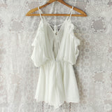 The Drifter Romper in White: Alternate View #4