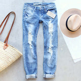 Driftwood Distressed Jeans: Alternate View #1