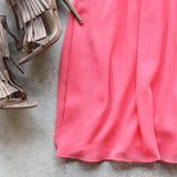 Dust & Bloom Dress in Coral: Alternate View #3