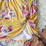 Dusty Miller Tee in Mustard: Alternate View #3