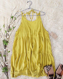 Dusty Mustard + Lace Dress: Alternate View #1