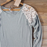 Dusty Sage Lace Thermal: Alternate View #2