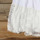 Coyote Sands Dress in White: Alternate View #3