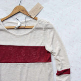 Easy Wear Tee in Burgundy: Alternate View #2