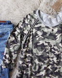 Camo Baseball Tee: Alternate View #2