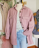 Pink Thyme Shirt Jacket: Alternate View #2