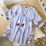 Elise Embroidered Dress: Alternate View #1