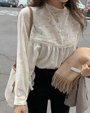 Sweet Embroidered Top: Alternate View #1