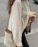 Sweet Embroidered Top: Alternate View #2
