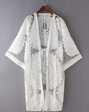 Eva Lace Kimono: Alternate View #2